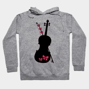 Violin Bow & Hair Bows Hoodie